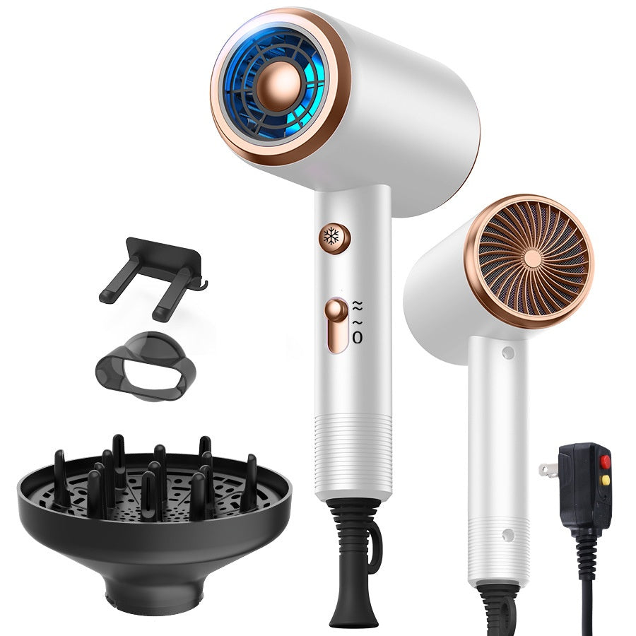 Hair Dryer With Negative Ions Offering Both Hot And Cool Air Settings