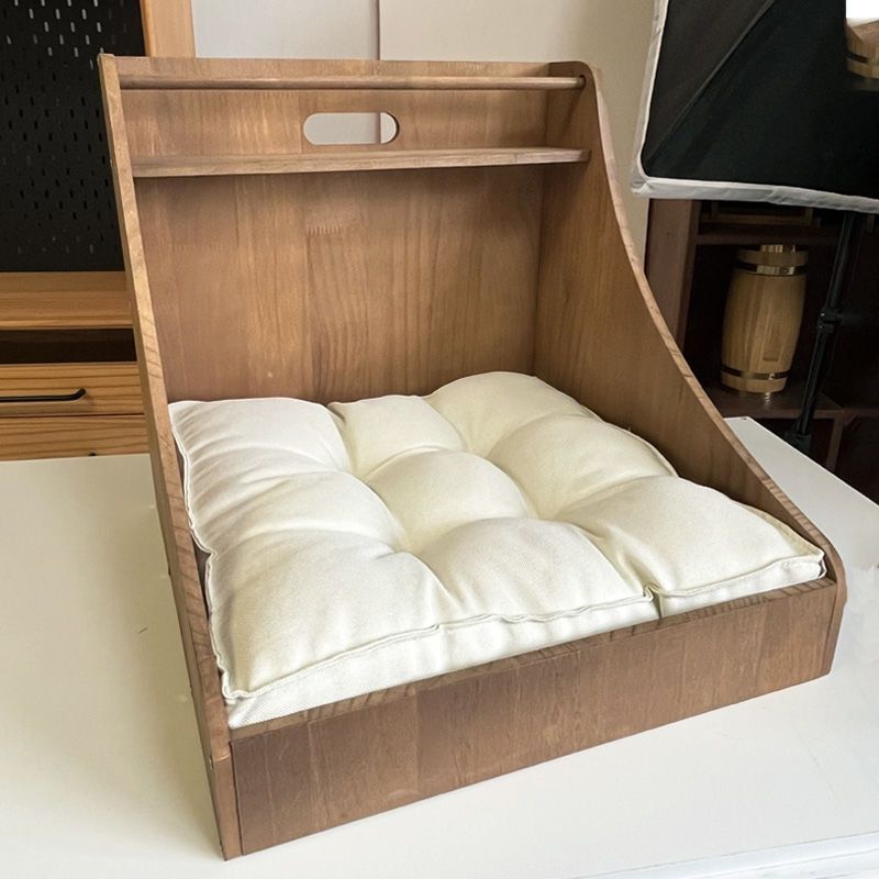 Pet Home Storage Small Solid Wood Bed For Home