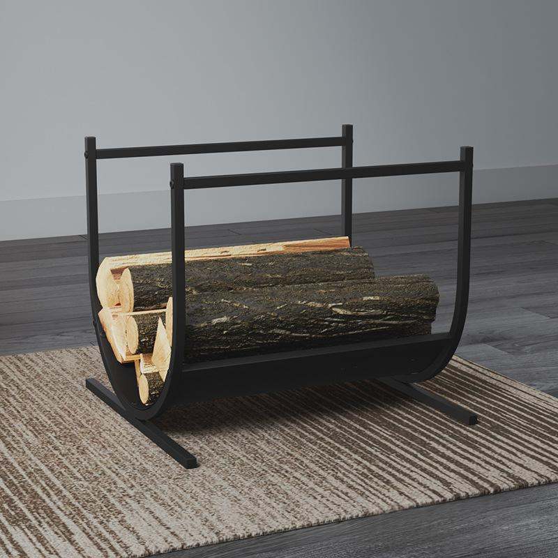 Durable Wooden Storage With A Large-capacity Firewood Rack