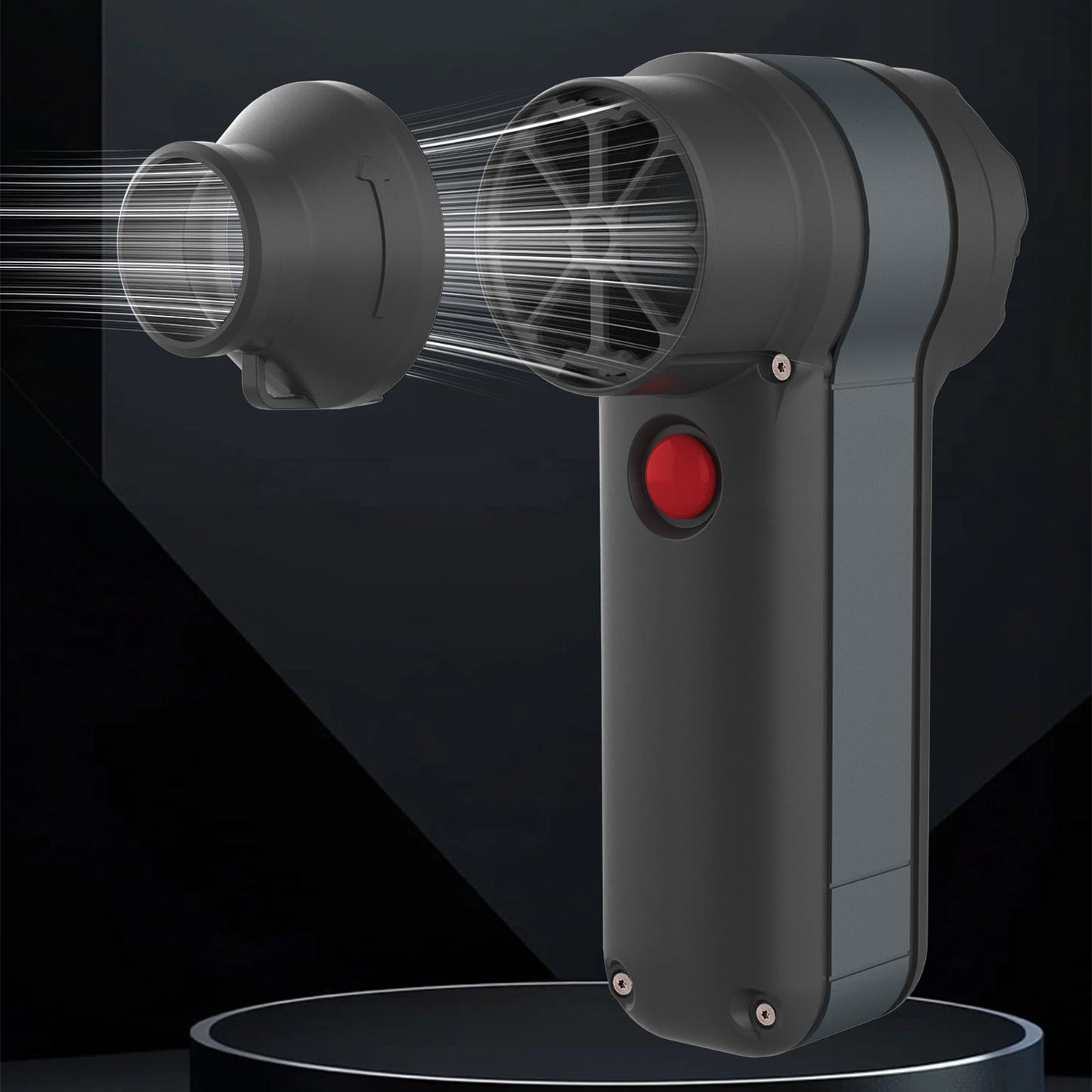 Cordless Air Duster 500000RPM 4 Speeds 50mm Brushless Motor USB Rechargeable Portable Dust Blower For Computer Keyboard Outdoor Home Car