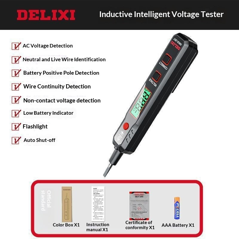 Smart Voltage Tester With Multiple Functions