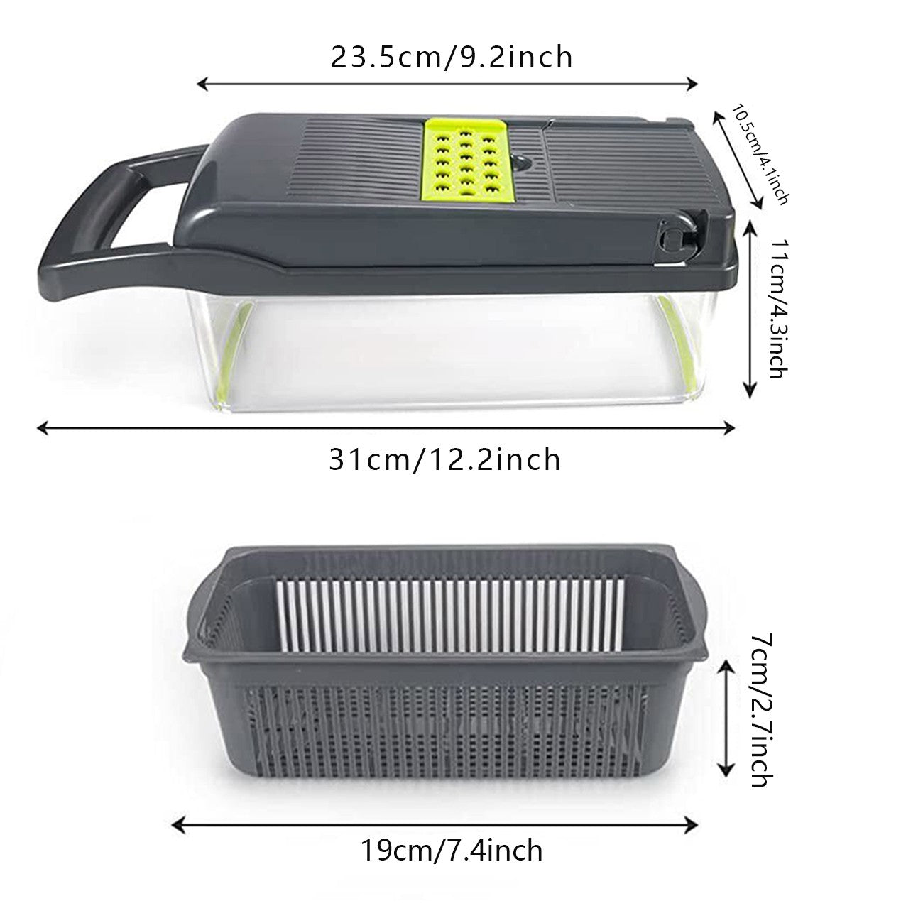 Vegetable Chopper Salad Fruit Peeler Slicer 15 In 1 Dicer Kitchen Cutter Tool