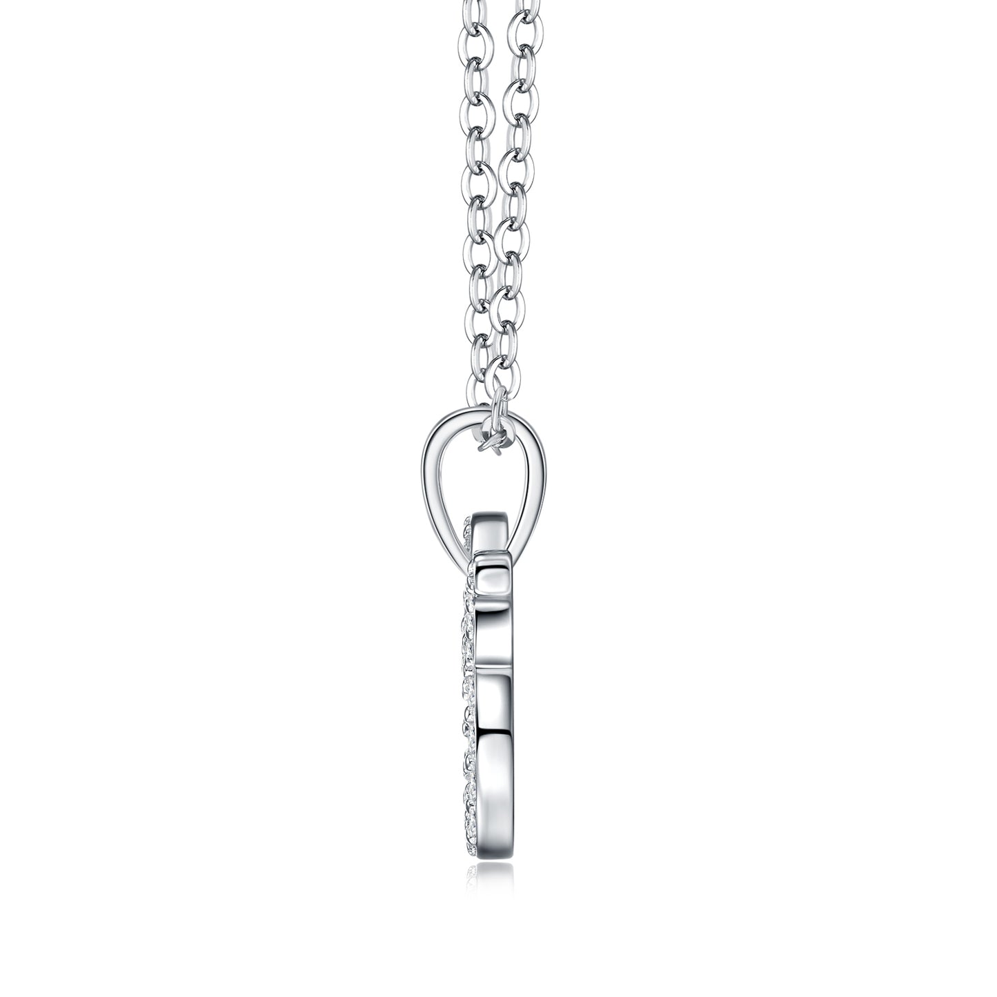S925 Sterling Silver Taurus Necklace For Women D Color VVS1 Moissanite Zodiac Pendant, 3.4g Platinum Plated Astrology Jewelry With GRA Certificate, Perfect Birthday & Anniversary Gift Box Set For He