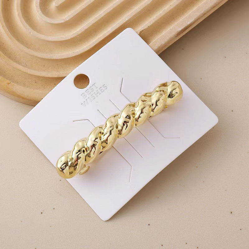 One-word Hair Clip For Women's Updo Spring Clip