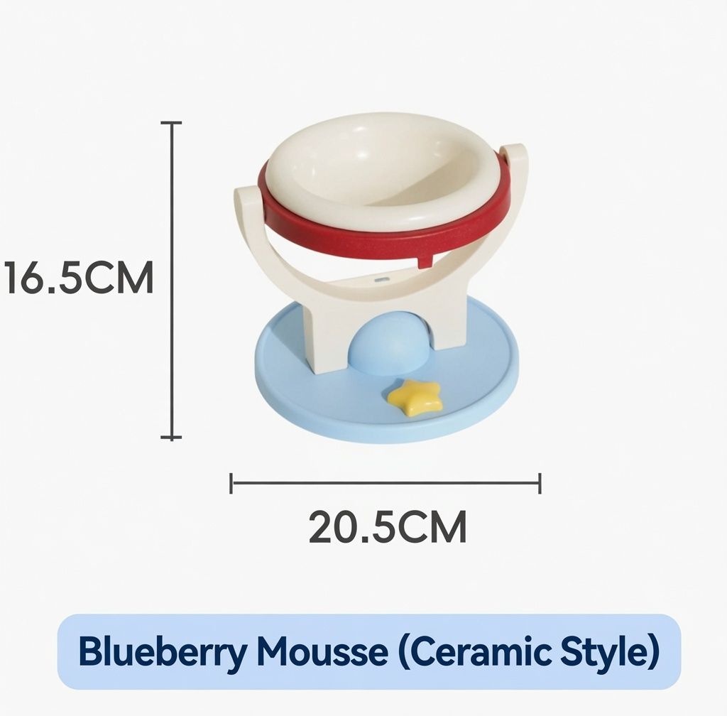 Pet Feeding Bowl Neck Support Stainless Steel