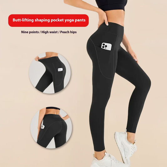 High Waist Shaping Pocket Yoga Pants