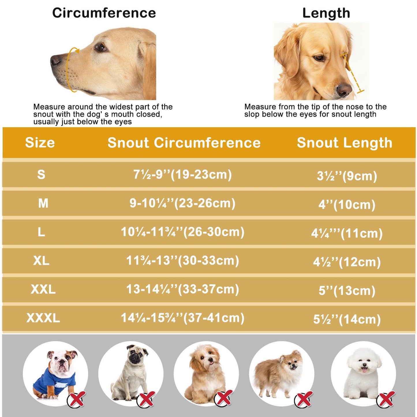 Dog Muzzle, Soft Breathable Dog Muzzles Suitable Dogs, Adjustable Basket Muzzles Prevents Chewing And Biting For Grooming Trimming Training