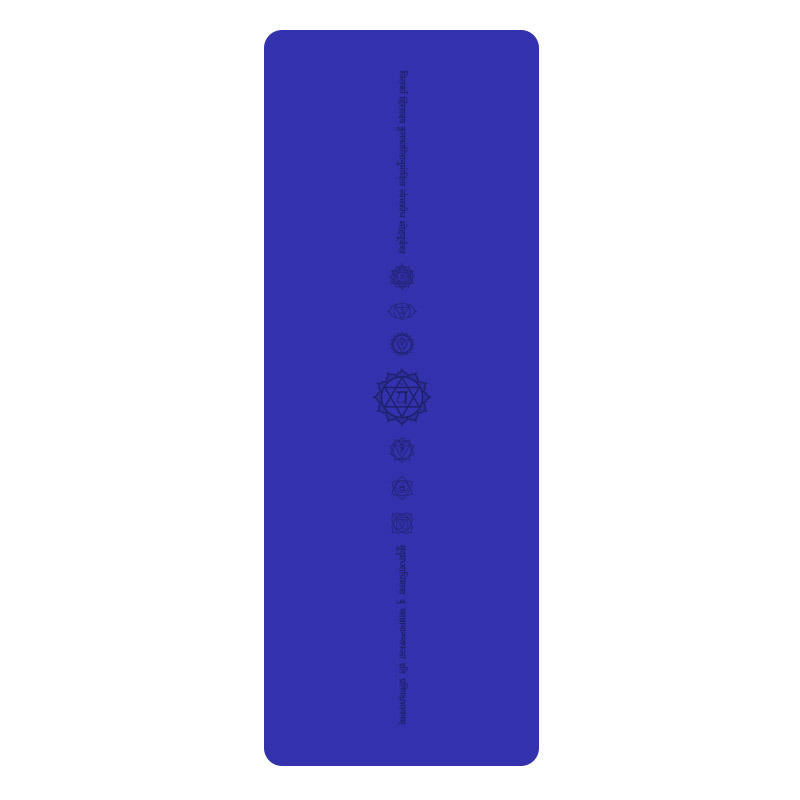 White Pu Leather Natural Rubber Rustic Yoga Mat