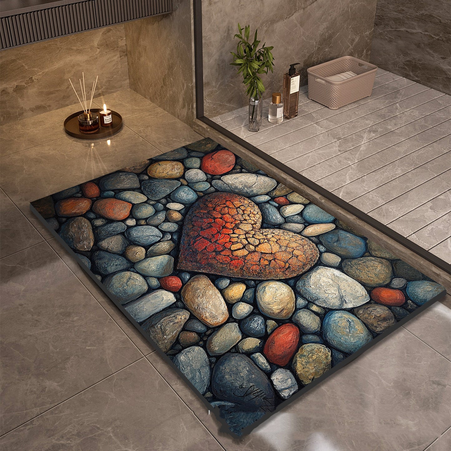 Bathroom Diatomaceous Earth Quick-drying Bath Mat