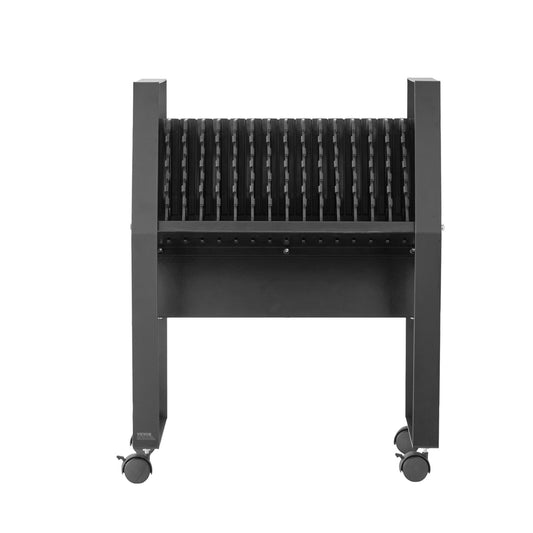 Charging Cart, 16 Device Mobile Open Charging Station, Up To 15.6 In Screen Size, Office And Classroom Mobile Charging Cart, For Chromebook, Tablet And Laptop