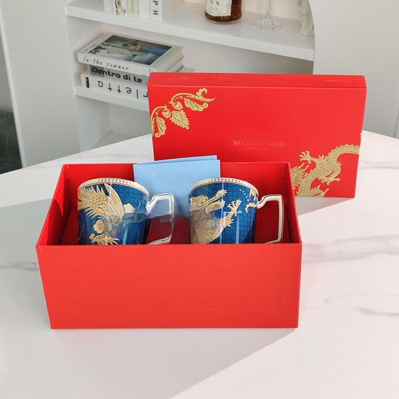 Oriental Legend One Teapot Two Cups And Two Saucers Tea Set