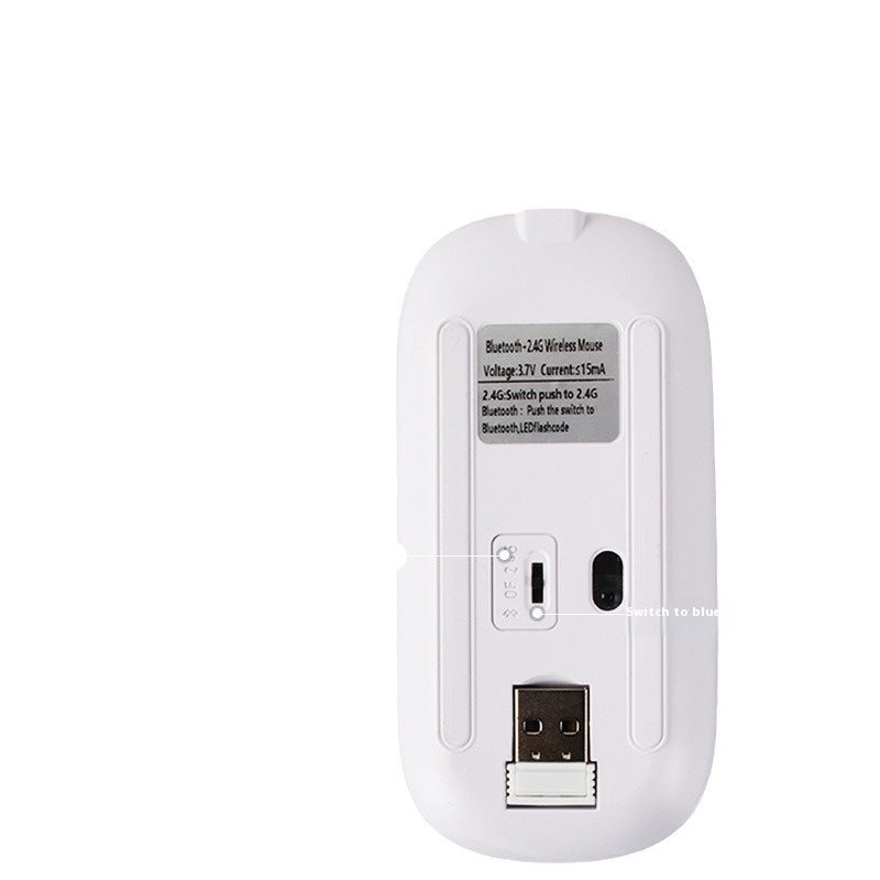 Dual-mode 5.0 Mute 2.4g Wireless Charging Mouse