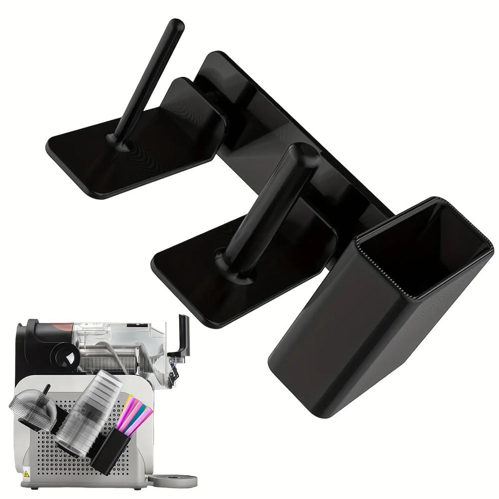 Cup Organizer For Machine - Paper Cup Holder Lid Dispenser - Side-Mounted Storage Rack, Drinkware Stand For Restaurant, Breakroom, Home, Gym
