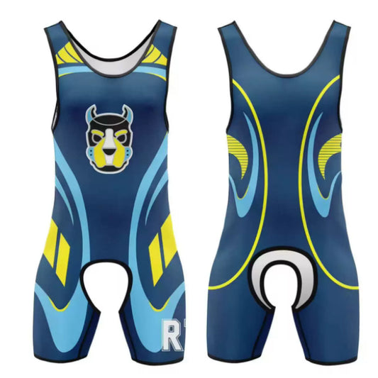 Sports Weightlifting Suit Muscle Bodysuit Wrestling Fitness Compression Wear