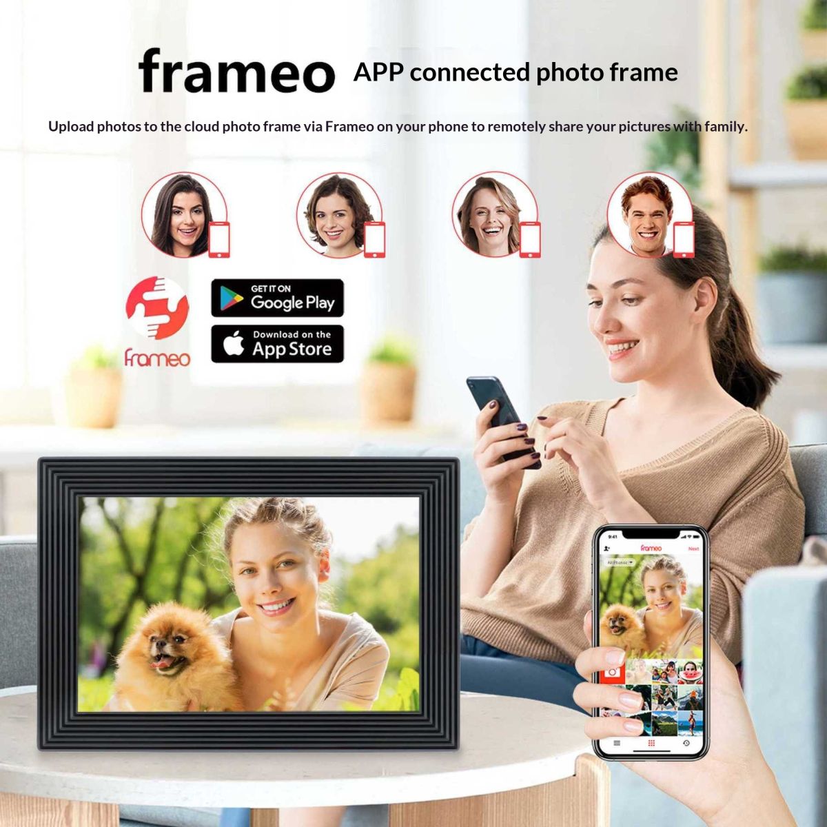 101-inch Cloud Photo Frame Smart Digital Photo Frame With HD Electronic Album