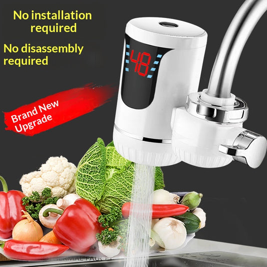 Kitchen Dual-Use Hot And Cold Instant Electric Faucet Plug-and-Play No Installation Required