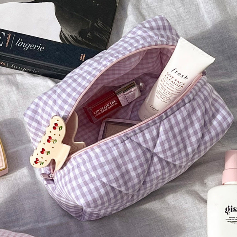 Large Capacity Travel Multifunctional Floral Makeup Bag