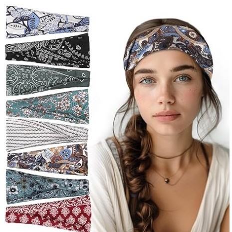Printed Headband Outdoor Fitness And Running Sweatband