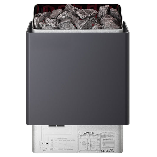 Sauna Heater, 9KW 220V Electric Sauna Stove, Steam Bath Sauna Heater With External Digital Controller, 3h Timer And Adjustable Temp For Max. 317-459 Cubic Feet, Home Hotel Spa Shower Use