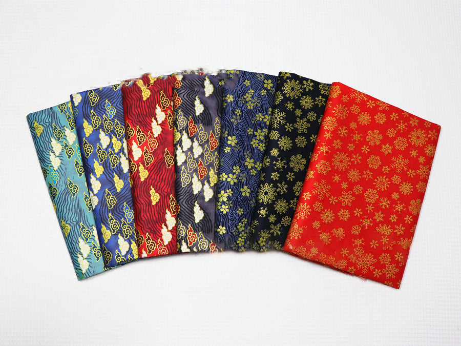 Japanese Zefeng Gilding Cotton Active Printing Clothing Fabric