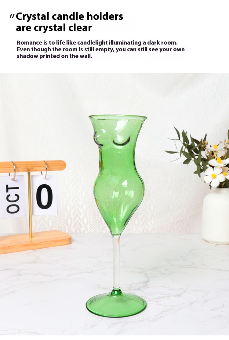 Beauty Champagne Glass Creative Cocktail Glass Nude Women's Cup Personalized Goblet Barware