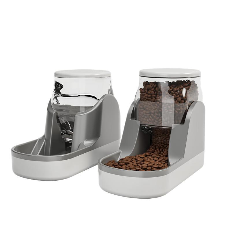 Cat Water Fountain Automatic Pet Feeder Auto Food Dispenser For Dog Drinkin Feeding Bowl Dry Food Supplies Large Capacity