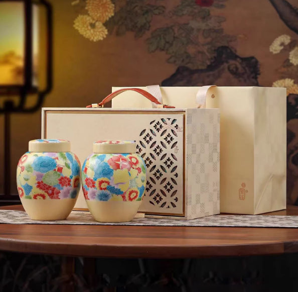 Ceramic Jar Tea Packaging Empty Gift Box