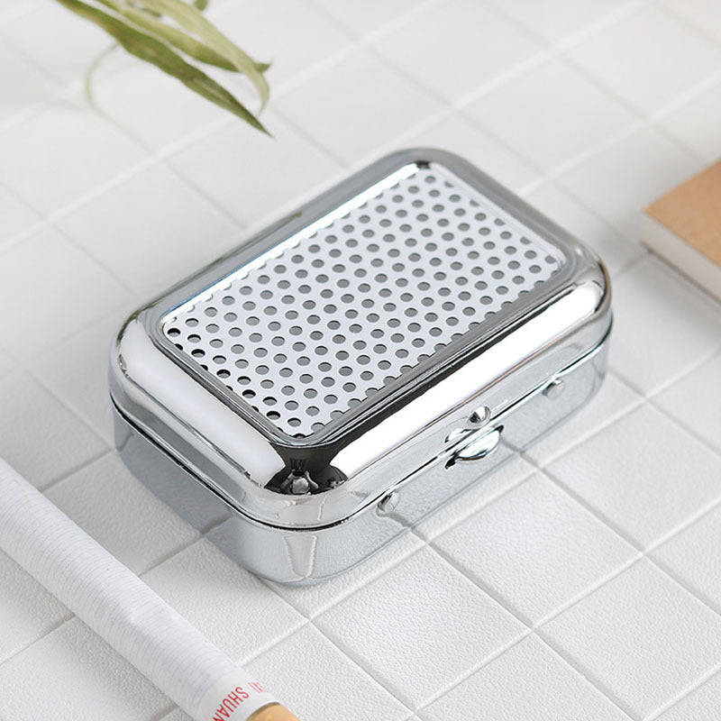 Creative Mini Metal Pocketable Ashtray Car Outdoor Smoking Set Accessories
