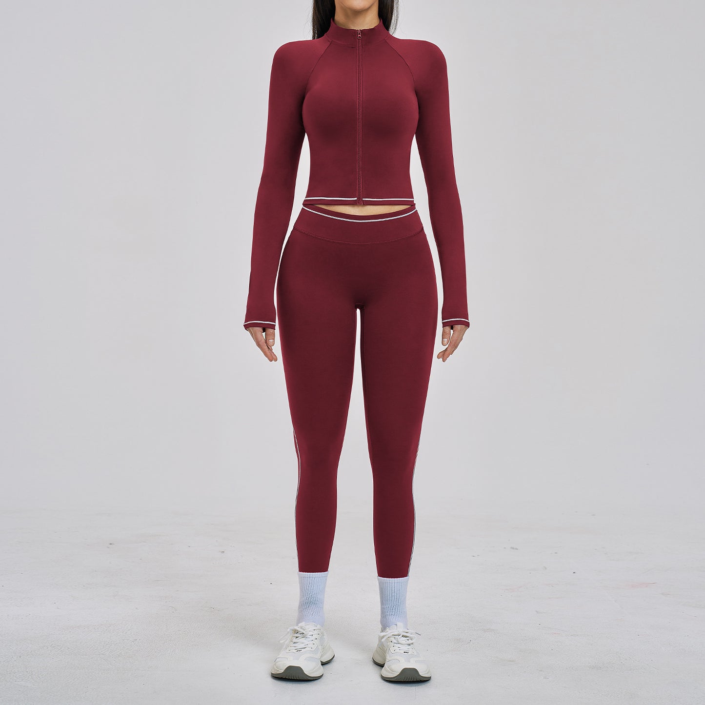 Windproof, High-end Outerwear Set For Outdoor Running And Fitness