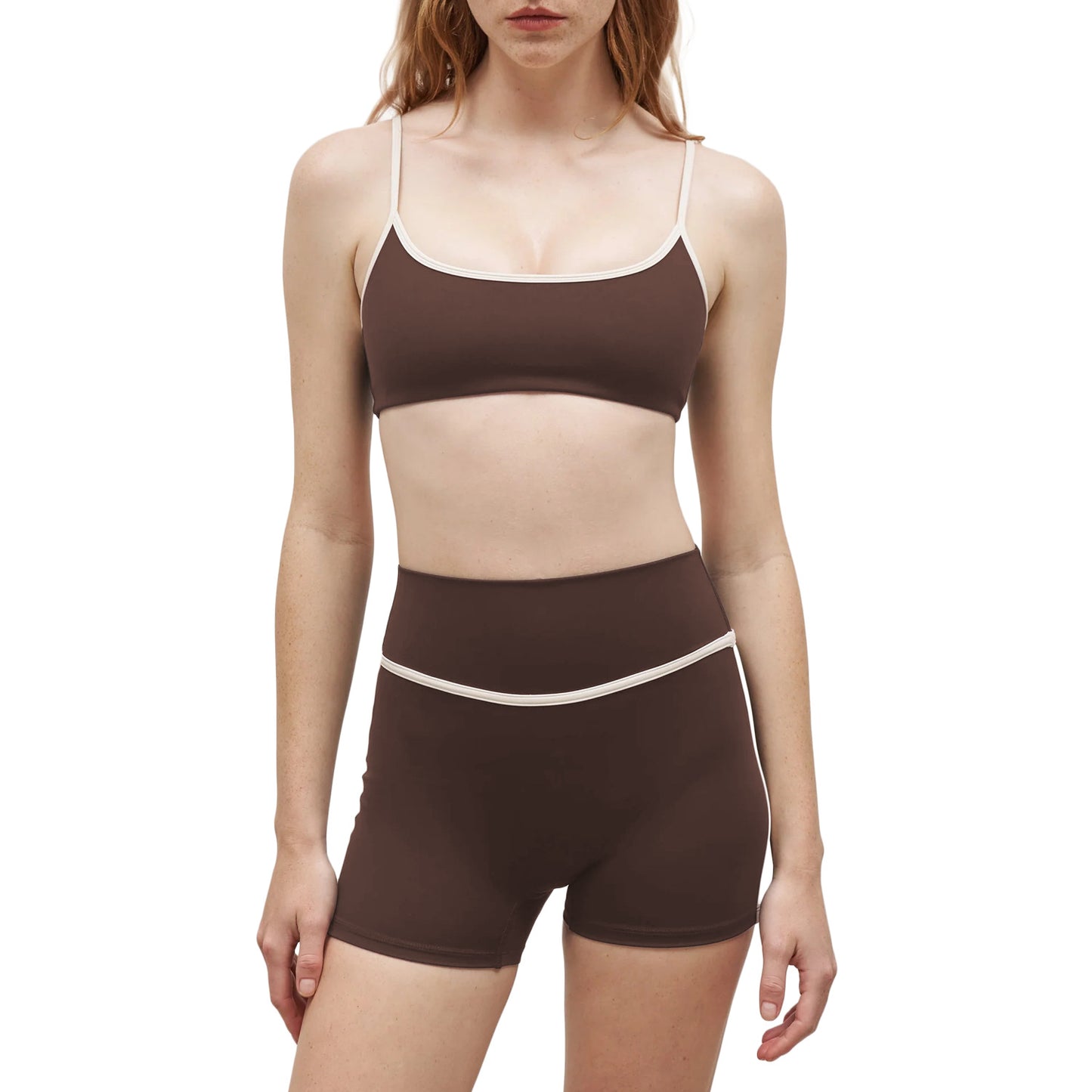 Nude Feel Sports Underwear With Chest Pad Yoga Beauty Back Bra