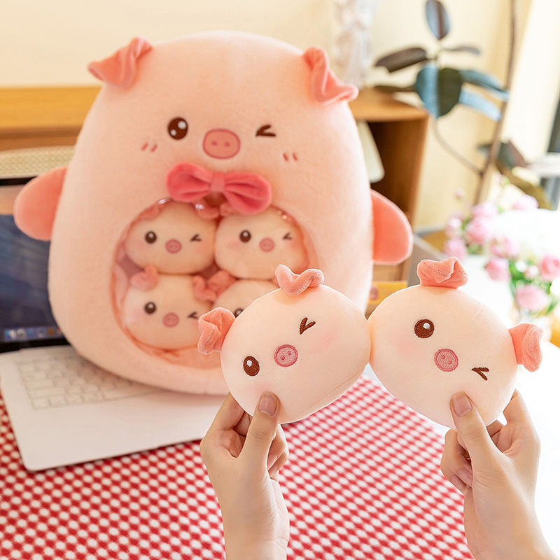 Cartoon Snack Bag Pillow Doll Plush Toys Doll Creative