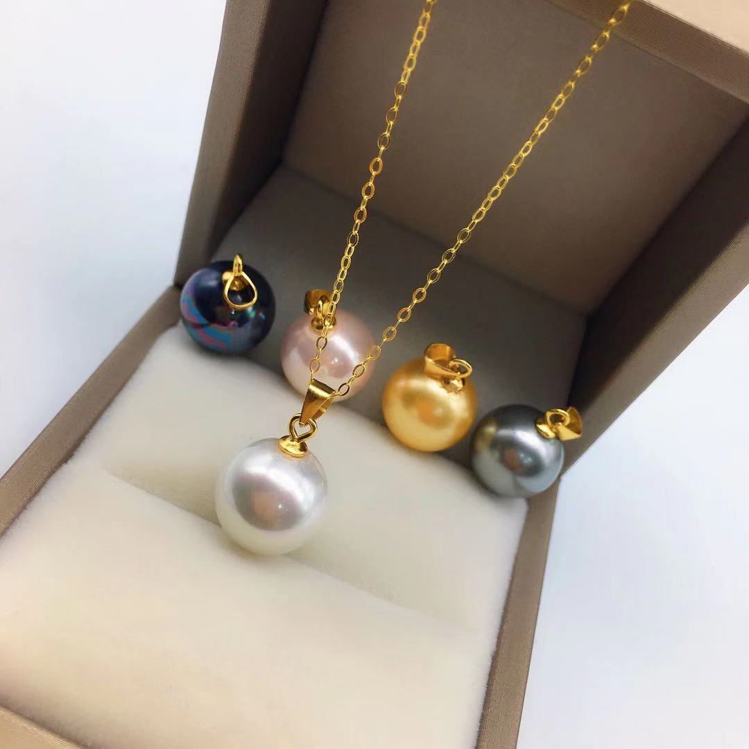 Mabe Pearl Pendant Fashion Clavicle Necklace Gift