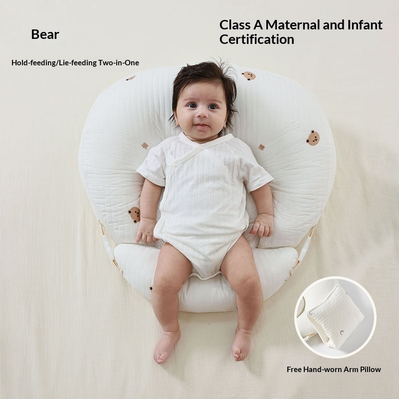 Infant Feeding And Back-support Two-in-one Nursing Pillow