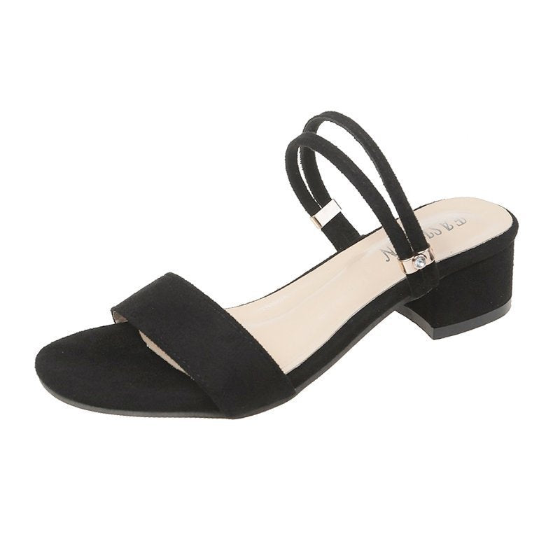 SpringSummer Fashionable Fairy Sandals Korean-style Open-toe Design