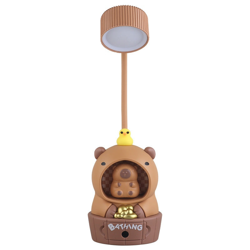 Cartoon Kappy Charging LED Pencil Sharpener Night Light Desk Ornament