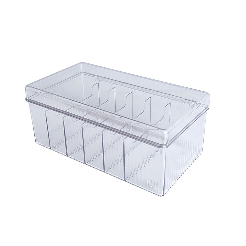 Transparent Makeup And Nail Art Storage Box With A Lid For Lashes And Nails