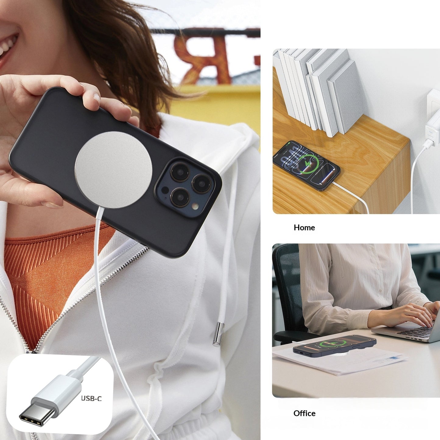 Ultra-thin Flash-charging Magnetic Wireless Charger