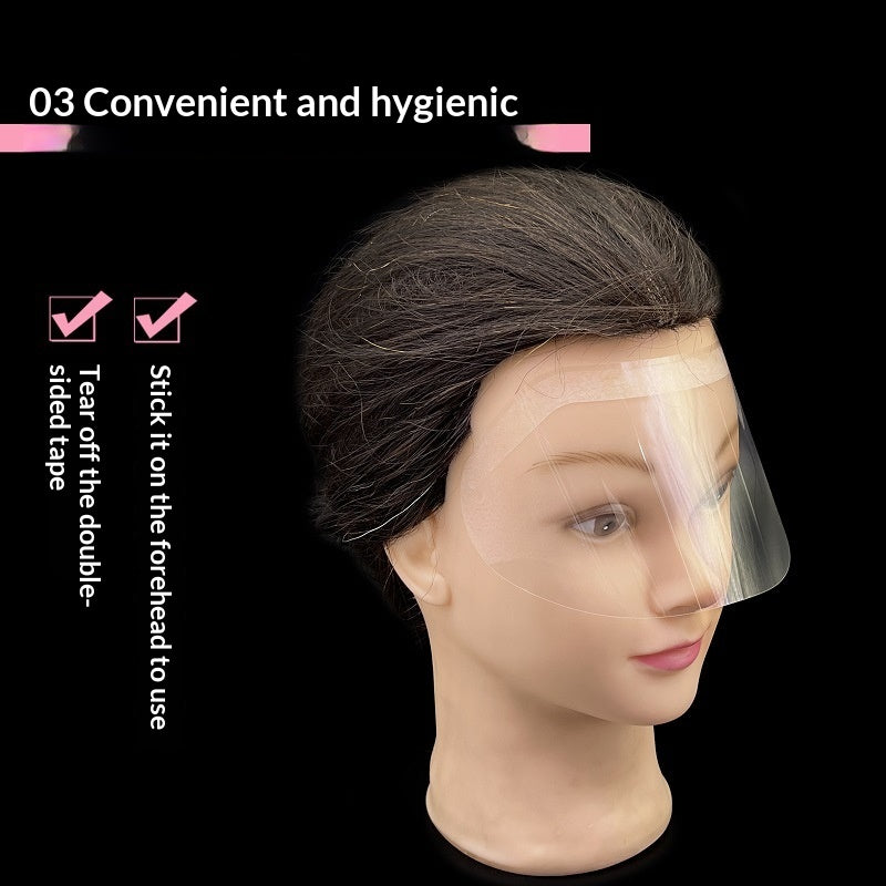 50-piece Hair Bangs Sticker Haircut Face Shield Cutting Guard