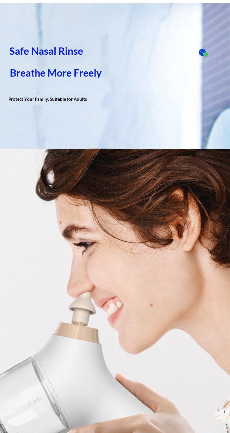 High-frequency Pulse Nasal Irrigator For Adultselectric Portable And Convenient For Home Or On The Go