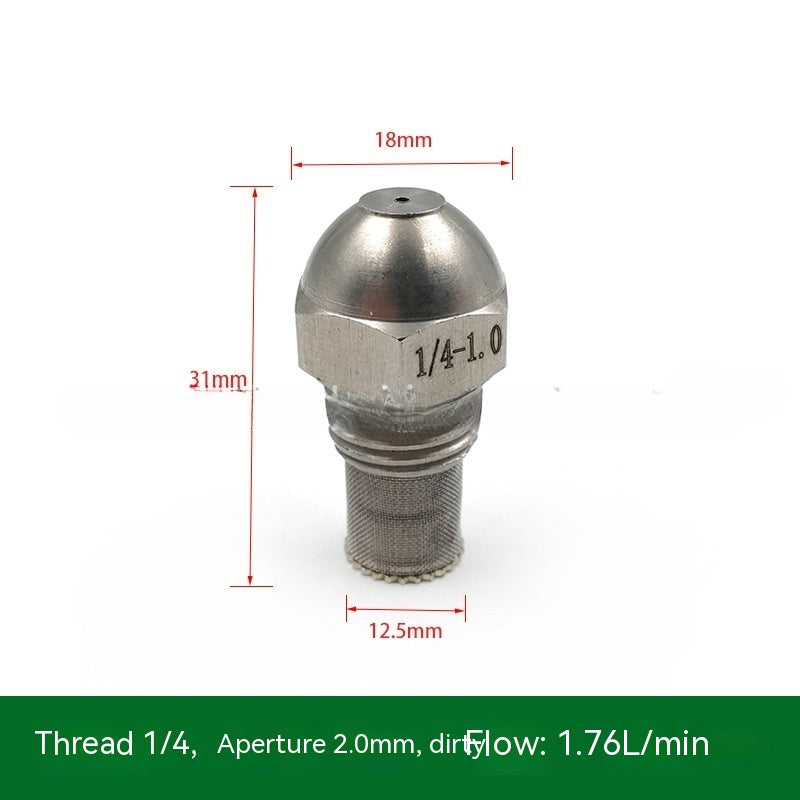 High And Low Pressure Fine Atomization 304 Stainless Steel Nozzle 2 Points Humidifying And Cooling Methanol Combustion Head