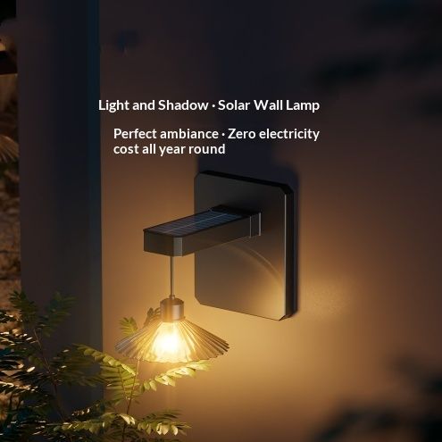 Solar Wall Light Outdoor Waterproof Ambient Light Hanging Decorative Lamp Solar Light