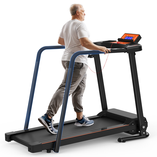 EU Treadmills For Home, Advanced Treadmills For Recovery Fitness, Portable Folding Treadmills For Seniors With Optional APP Control, 120Kg Capacity Treadmill