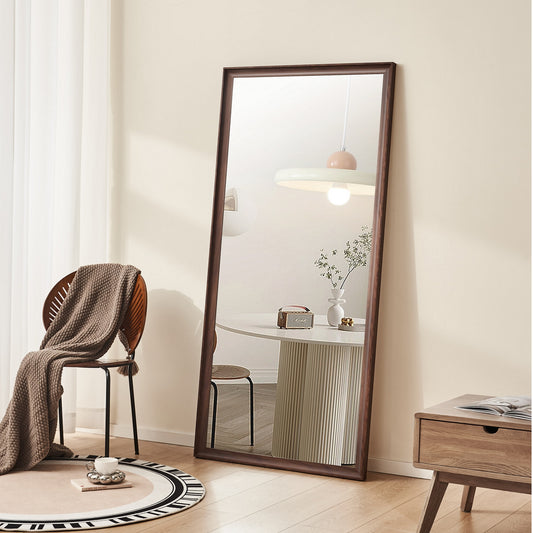 Full Length Mirror 70 X 31 ,  Wall-Mounted Mirror, Faux Wooden Frame,vintage Full Length Mirror,Stylish Big And Tall Body Mirror
