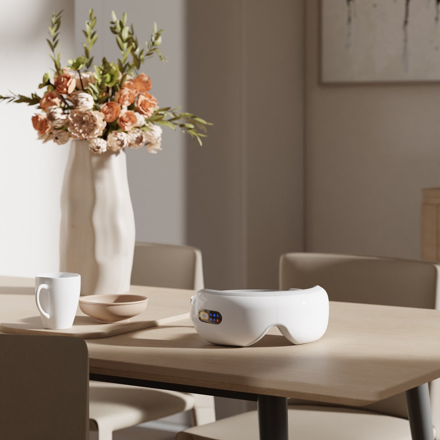 Eye Care Device With Airbag Vibration, Heat Therapy, And Massage For The Eye Area