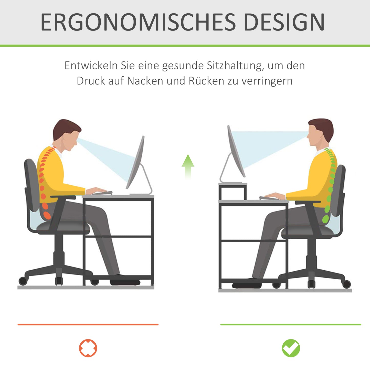Monitorständer Bildschirmständer Für Laptop Computer Notebook PC Ergonomisch Acryl Transparent 53 X 19 X 9 Cm