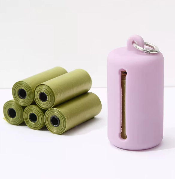 Outdoor Trash Bag And Waste-pickup Bag Dispenser