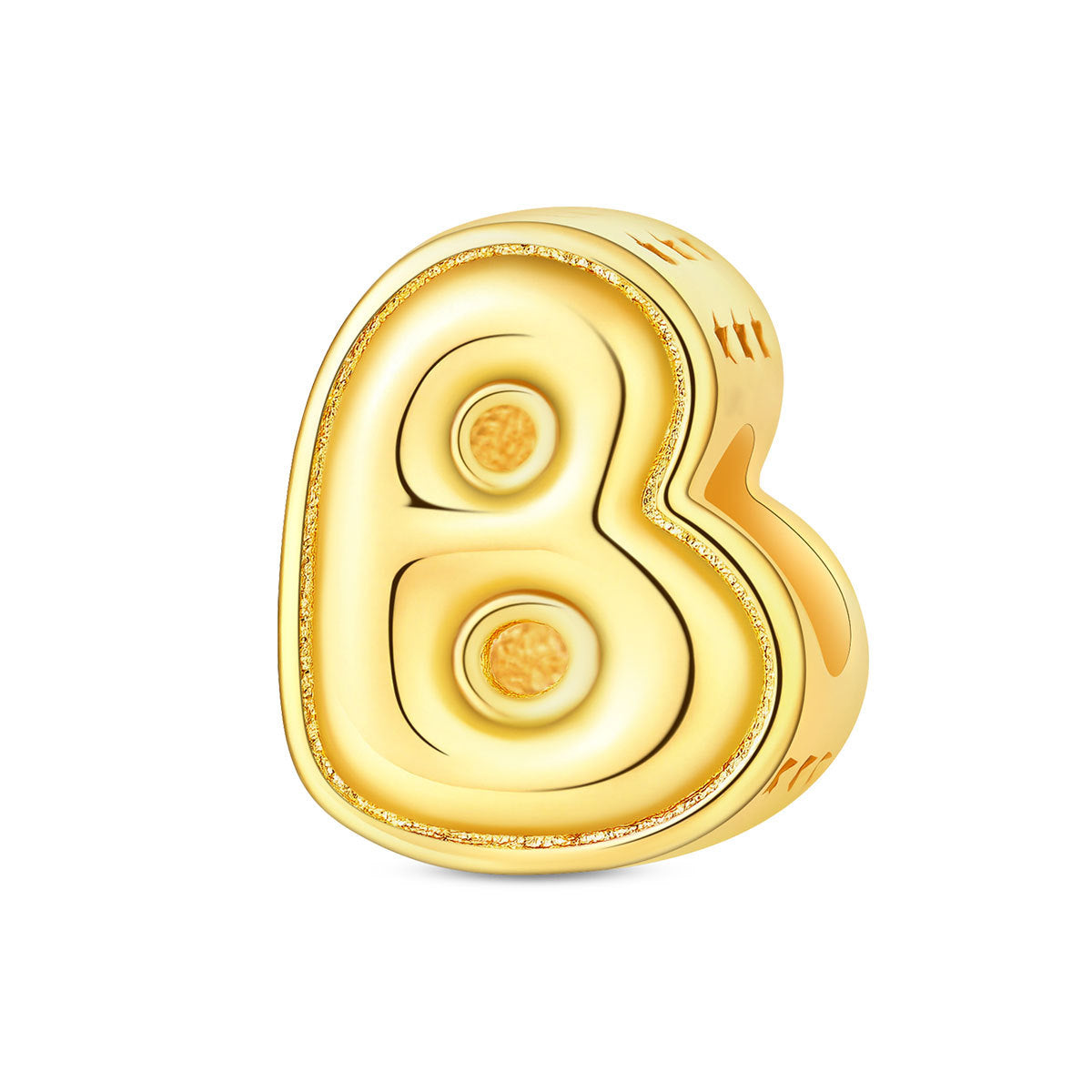 Gold-plated Copper DIY Bracelet Bead Accessories With English Letters