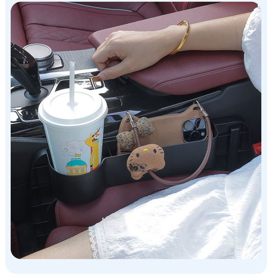 Multifunctional Car Steering Wheel Tray, Portable Auto Dining Table With Beverage Holder, In Vehicle Laptop & Writing Desk