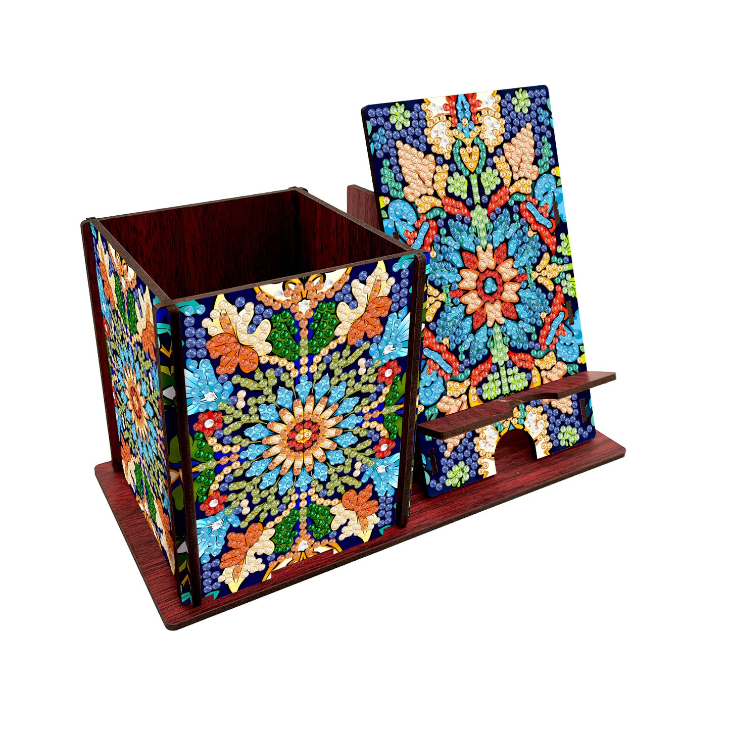 Diamond Painting Office Desk Decor Storage Mandala Pattern Ornament