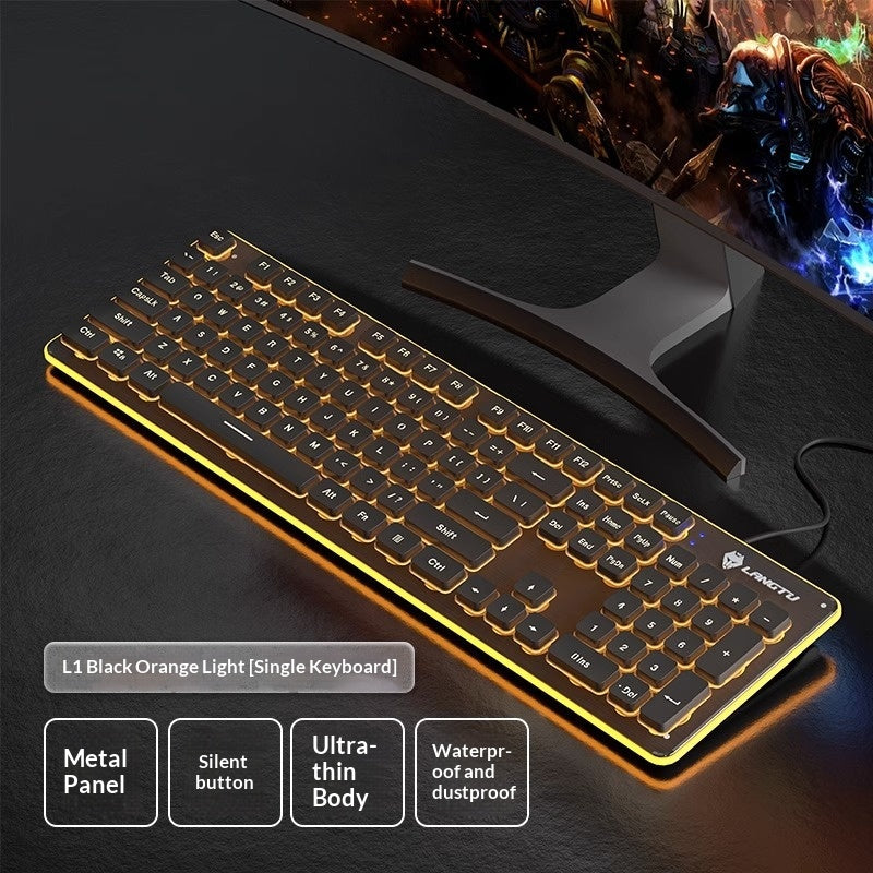 Gaming Office Backlit Wired Keyboard